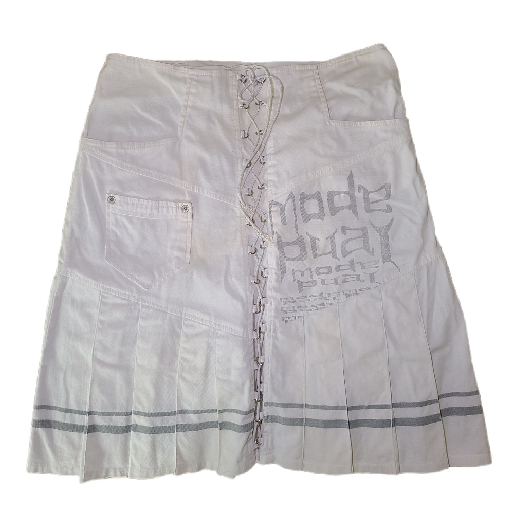 Mode Puay White Skirt Ledoux